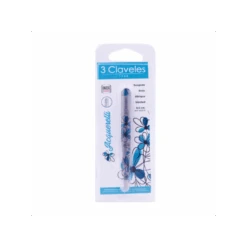 3 CLAVELES Pince à épiler Biais 9.5CM