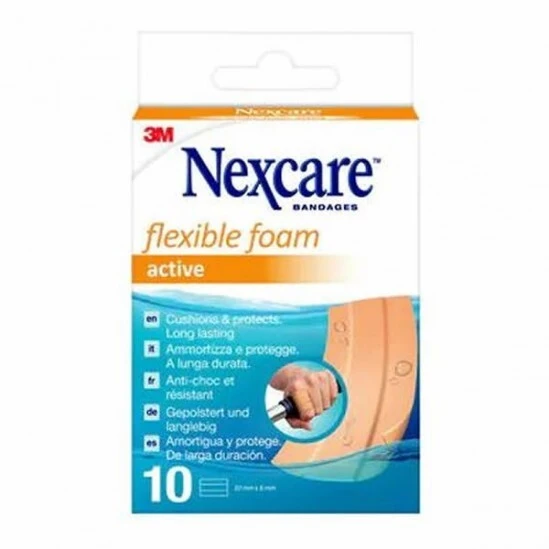 3M Nexcare Flexible Foam Bandages 6x10cm 10 Bandes Par Paquet 3 3M Nexcare Flexible Foam Bandages 6x10cm 10 Bandes Par Paquet