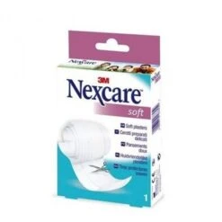 3M Nexcare Soft Bande à Découper Blanc 8cmx1m