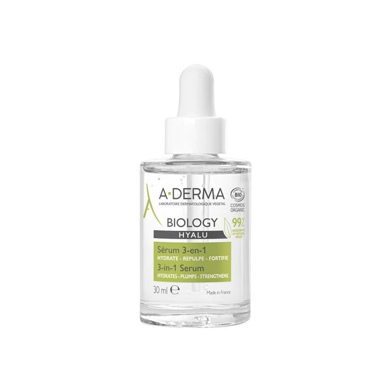 A-Derma Biology Hyalu Sérum 3 En 1 Flacon 30ml 3 A-Derma Biology Hyalu Sérum 3 En 1 Flacon 30ml