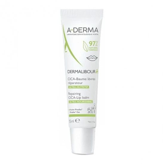 A-derma Dermalibour + Cica-baume Lèvres Réparateur 15ml 3 A-derma Dermalibour + Cica-baume Lèvres Réparateur 15ml