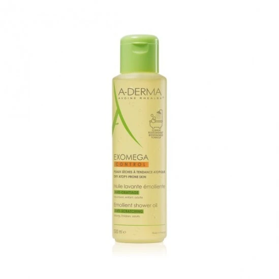 A-derma Exomega Control Huille Lavante émolliente Flacon 500ml 3 A-derma Exomega Control Huille Lavante émolliente Flacon 500ml