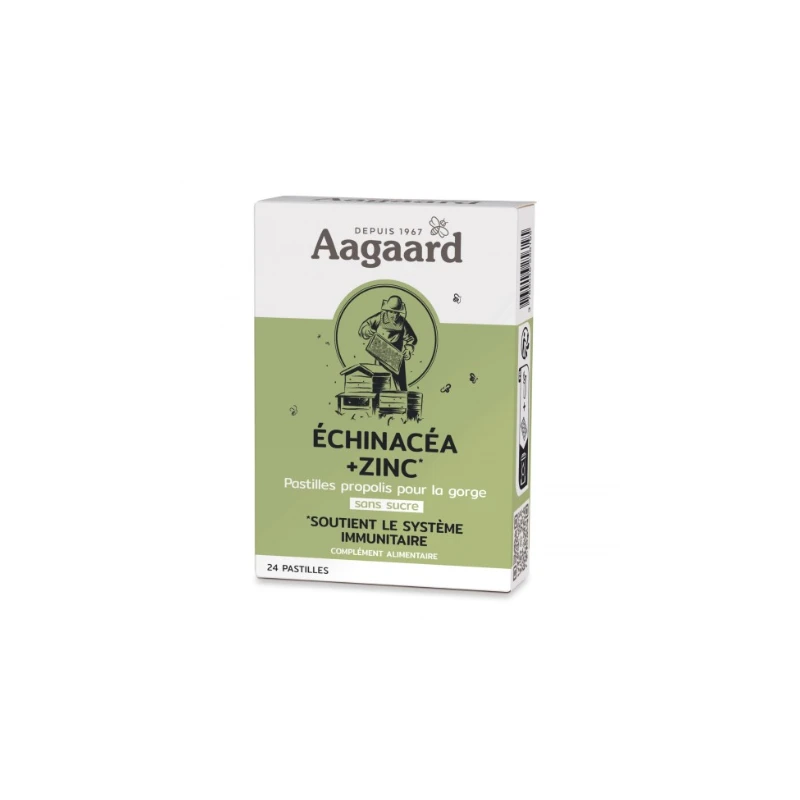 Aagaard Propolentum Echinacéa Zinc - 24 Pastilles 3 Aagaard Propolentum Echinacéa Zinc - 24 Pastilles