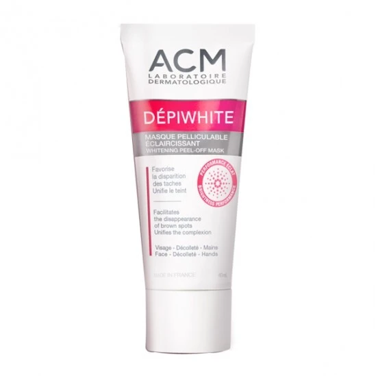 Acm Dépiwhite Masque Pelliculable éclaircissant 40ml 3 Acm Dépiwhite Masque Pelliculable éclaircissant 40ml