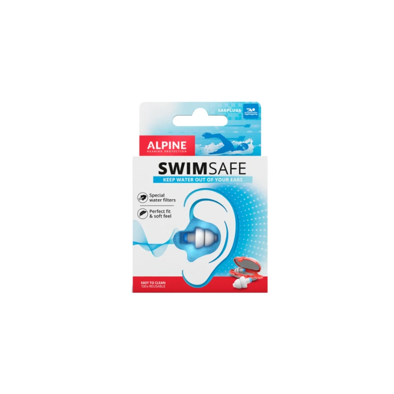 Alpine Hearing Protection Bouchons D'oreilles Swim Safe 3 Alpine Hearing Protection Bouchons D'oreilles Swim Safe