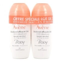 Avène Body Déodorant Efficacité 24h Lot De 2 X 50ml