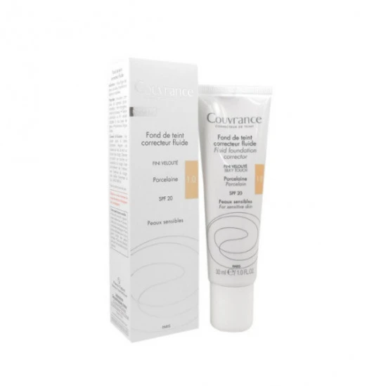 Avène Couvrance Fond De Teint Correcteur Fluide Porcelaine 30ml 3 Avène Couvrance Fond De Teint Correcteur Fluide Porcelaine 30ml