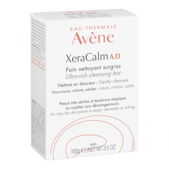 Avène Xeracalm A.d Pain Nettooyant Surgras 100g 3 Avène Xeracalm A.d Pain Nettooyant Surgras 100g