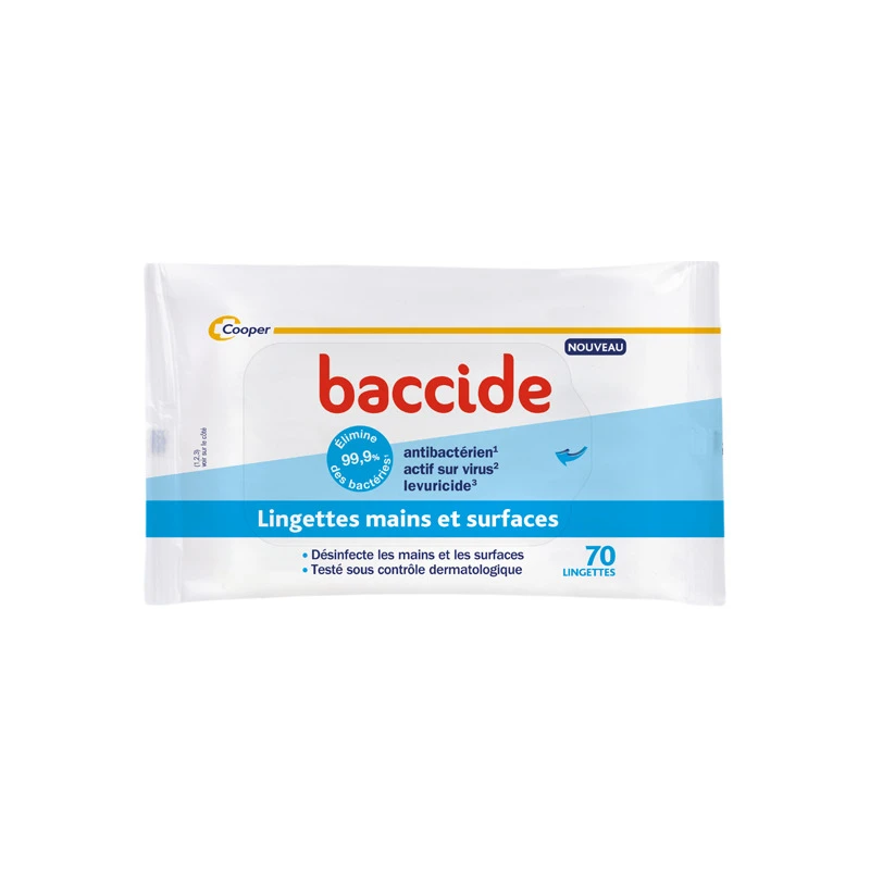 Baccide Lingettes Mains Et Surfaces Pack De 70 3 Baccide Lingettes Mains Et Surfaces Pack De 70