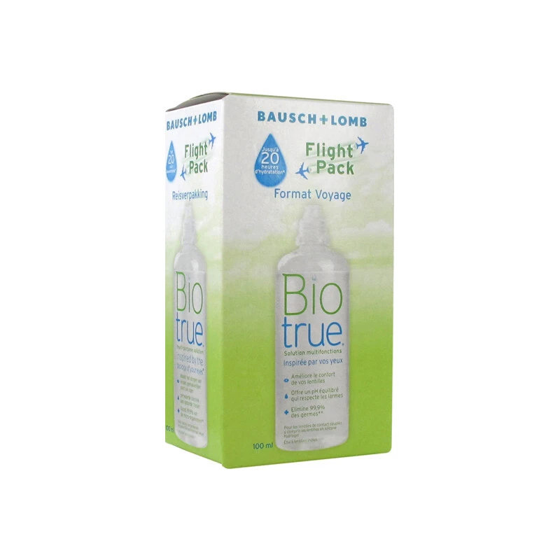 Bausch + Lomb Biotrue Solution Multifonctions 100ml 3 Bausch + Lomb Biotrue Solution Multifonctions 100ml