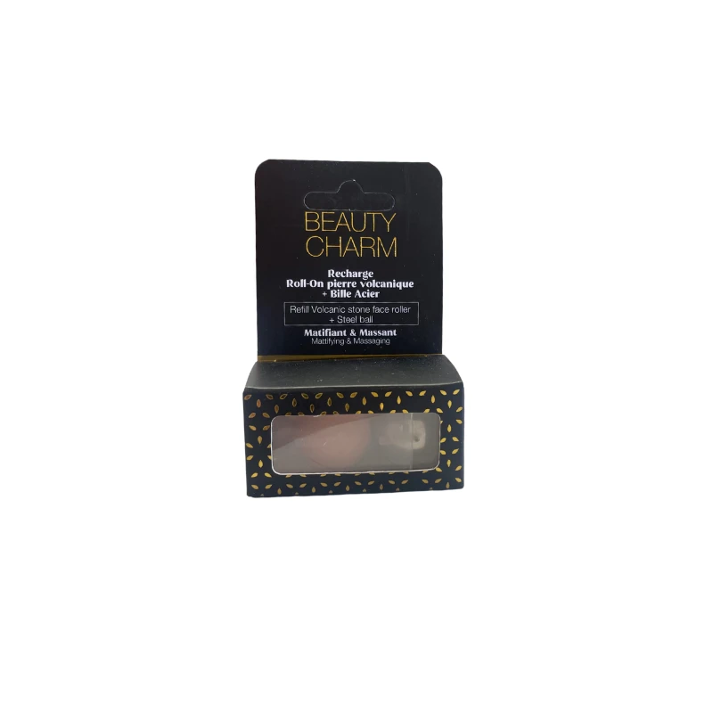 Beauty Charm Recharge Roll-on Pierre Volcanique + Bille Acier 3 Beauty Charm Recharge Roll-on Pierre Volcanique + Bille Acier