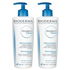 Bioderma Atoderm Crème Ultra Nourrissante Sans Parfum 500mlx2