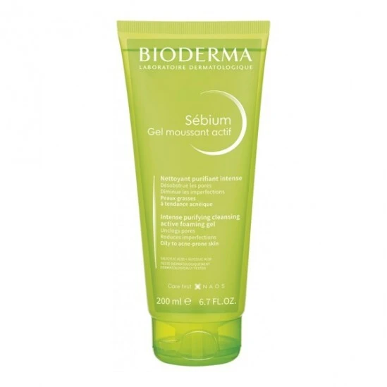 Bioderma Sébium Gel Moussant Actif 200ml 3 Bioderma Sébium Gel Moussant Actif 200ml