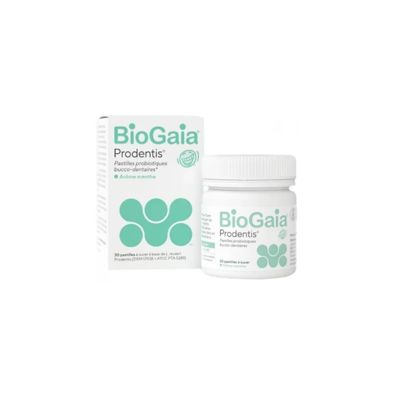 BIOGAIA Prodentis - Pastilles Probiotiques Bucco-dentaires Goût Menthe, 30 Pastilles à Sucer 3 BIOGAIA Prodentis - Pastilles Probiotiques Bucco-dentaires Goût Menthe, 30 Pastilles à Sucer
