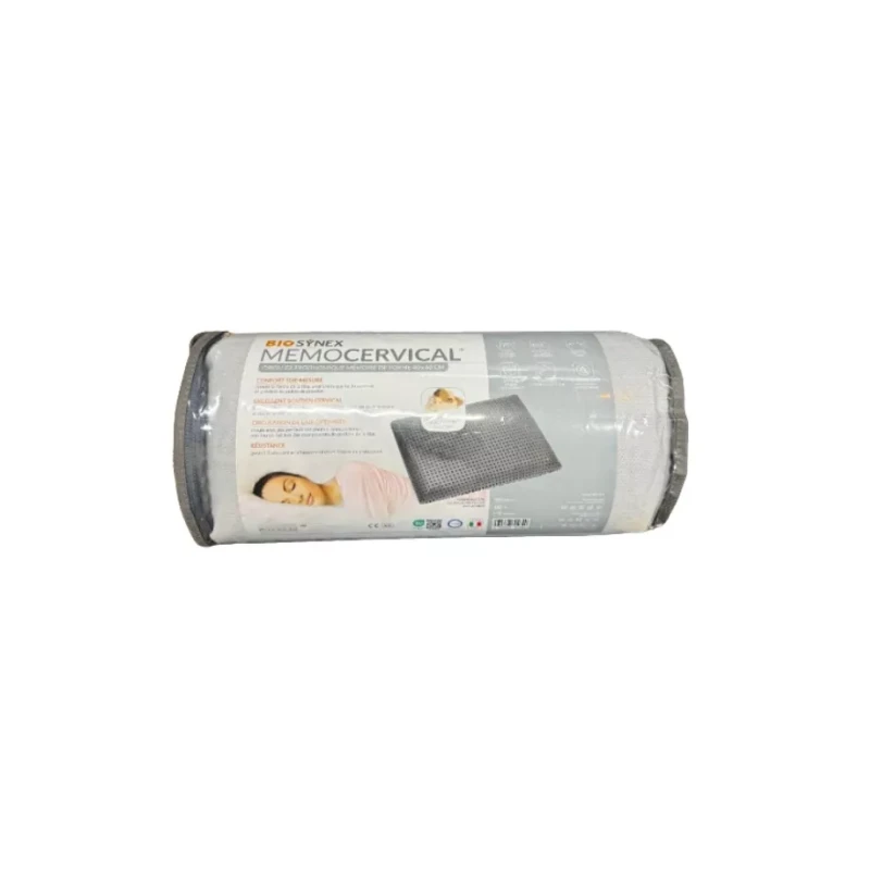 Biosynex - Memocervical Oreiller Ergonomique Mémoire De Forme 40x60cm 3 Biosynex - Memocervical Oreiller Ergonomique Mémoire De Forme 40x60cm