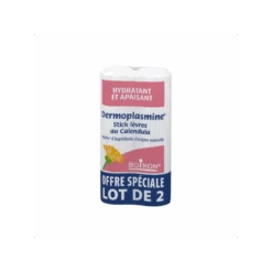Boiron Dermoplasmine Stick Lèvres Au Calendula Lot De 2 X 4 G
