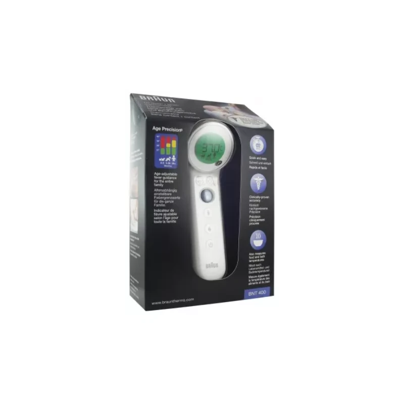 Braun Thermomètre Sans Contact + Contact BNT 400 3 Braun Thermomètre Sans Contact + Contact BNT 400