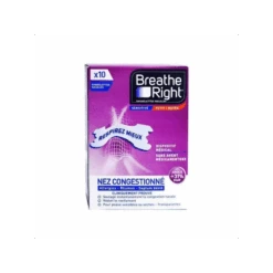 Breathe Right Bandelettes Nasales Sensitive Moyen X10