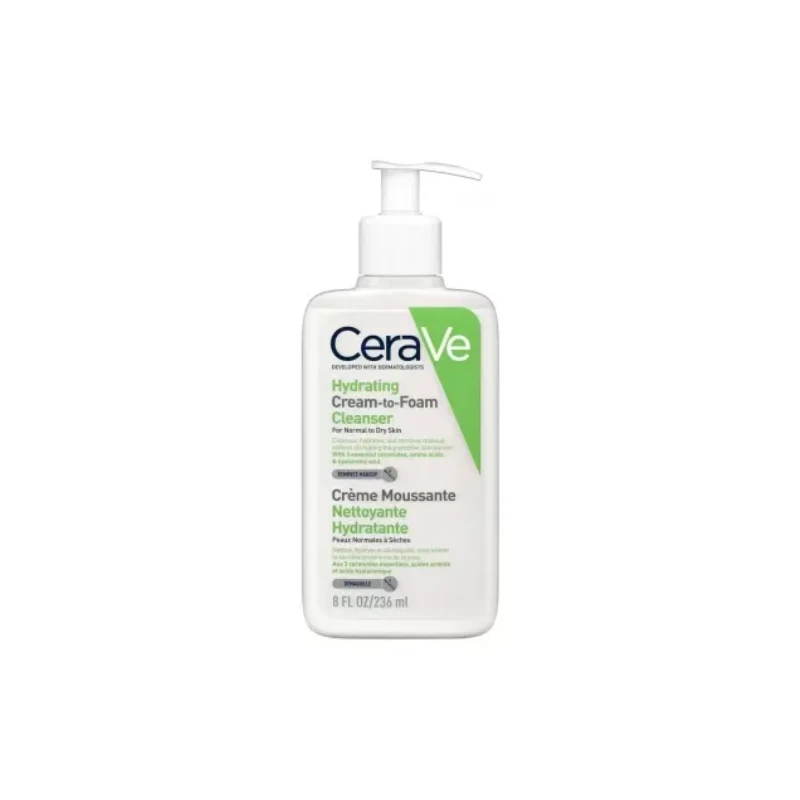 CeraVe Crème Moussante Nettoyante Hydratante Visage 473 Ml 3 CeraVe Crème Moussante Nettoyante Hydratante Visage 473 Ml