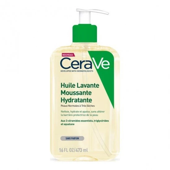 Cerave Huile Lavante Moussante Hydratante 473ml 3 Cerave Huile Lavante Moussante Hydratante 473ml