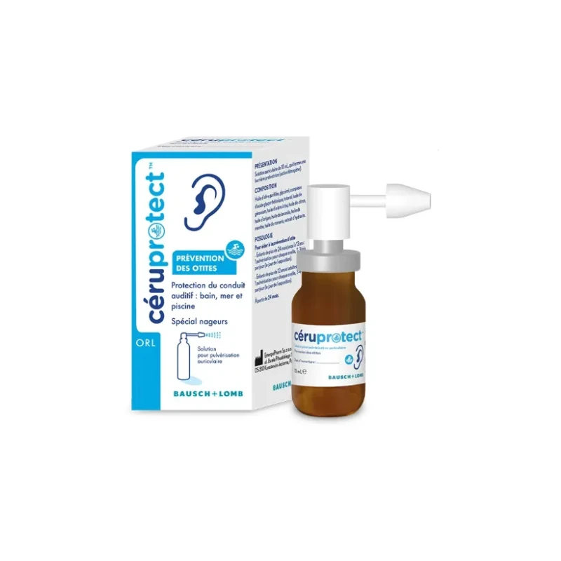 CERUPROTECT 10ml - Solution Auriculaire Spécial Nageurs - Prévention Des Otites, Protection Du Conduit Auditif 3 CERUPROTECT 10ml - Solution Auriculaire Spécial Nageurs - Prévention Des Otites, Protection Du Conduit Auditif