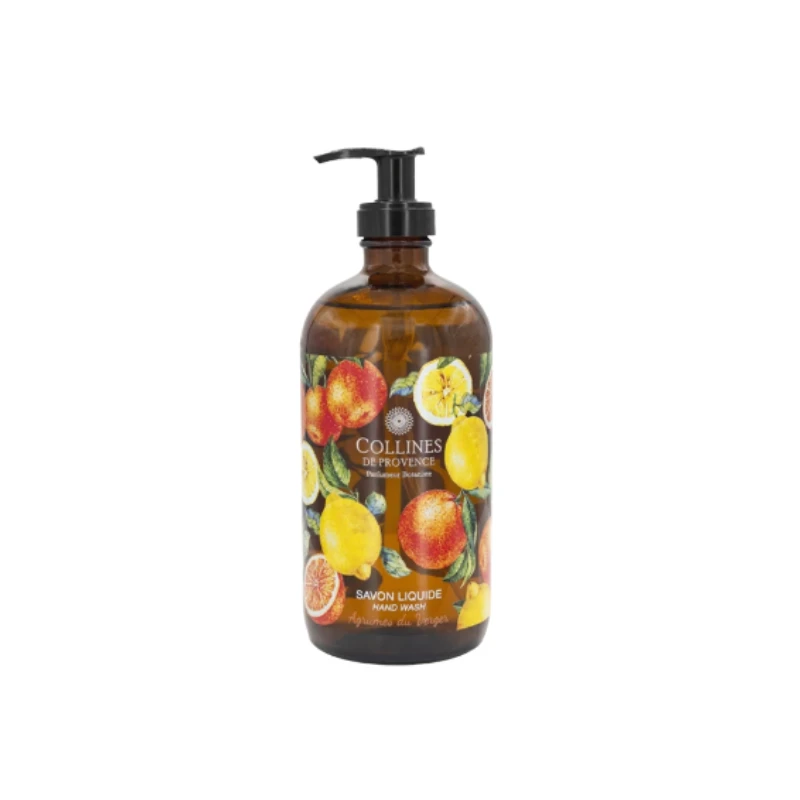 Collines Savon Liquide Agrumes Du Verger 470ml 3 Collines Savon Liquide Agrumes Du Verger 470ml