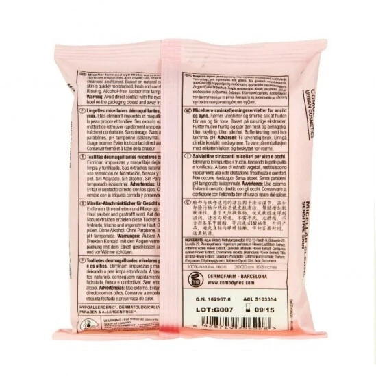 Comodynes Lingettes Démaquillantes Micellaires X20 4 Comodynes Lingettes Démaquillantes Micellaires X20 – Image 2