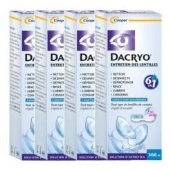 Cooper Dacryo Entretien Des Lentilles 6 En 1 4x360ml