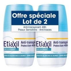 Etiaxil Déodorant Anti-transpirant 48h Roll-on 2x50ml