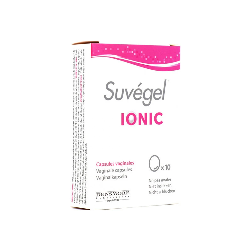 Densmore Suvégel Ionic 10 Capsules Vaginales 3 Densmore Suvégel Ionic 10 Capsules Vaginales