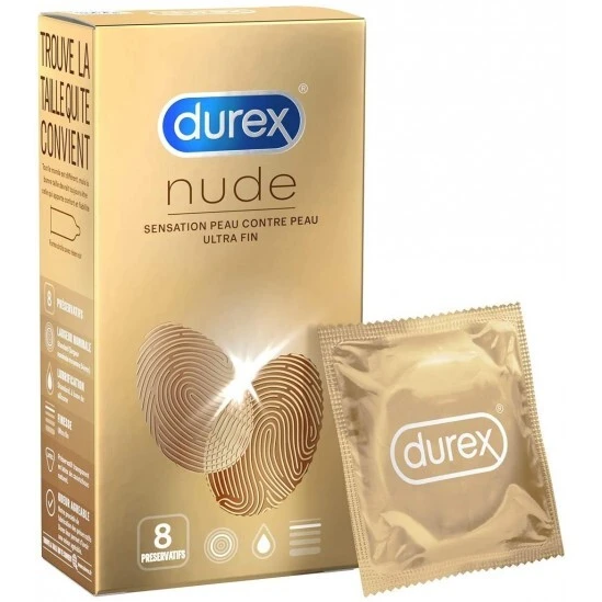 Durex Nude Sensation Peau Contre Peau - 8 Préservatifs 3 Durex Nude Sensation Peau Contre Peau - 8 Préservatifs