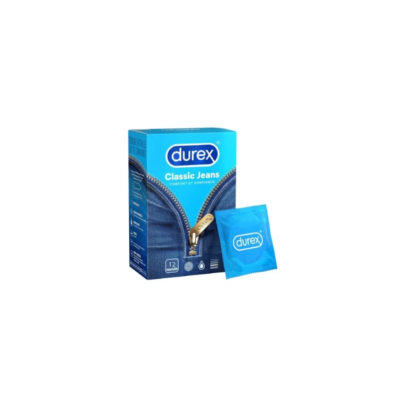 Durex Préservatifs Classic Lubrifies X12 Jeans 3 Durex Préservatifs Classic Lubrifies X12 Jeans