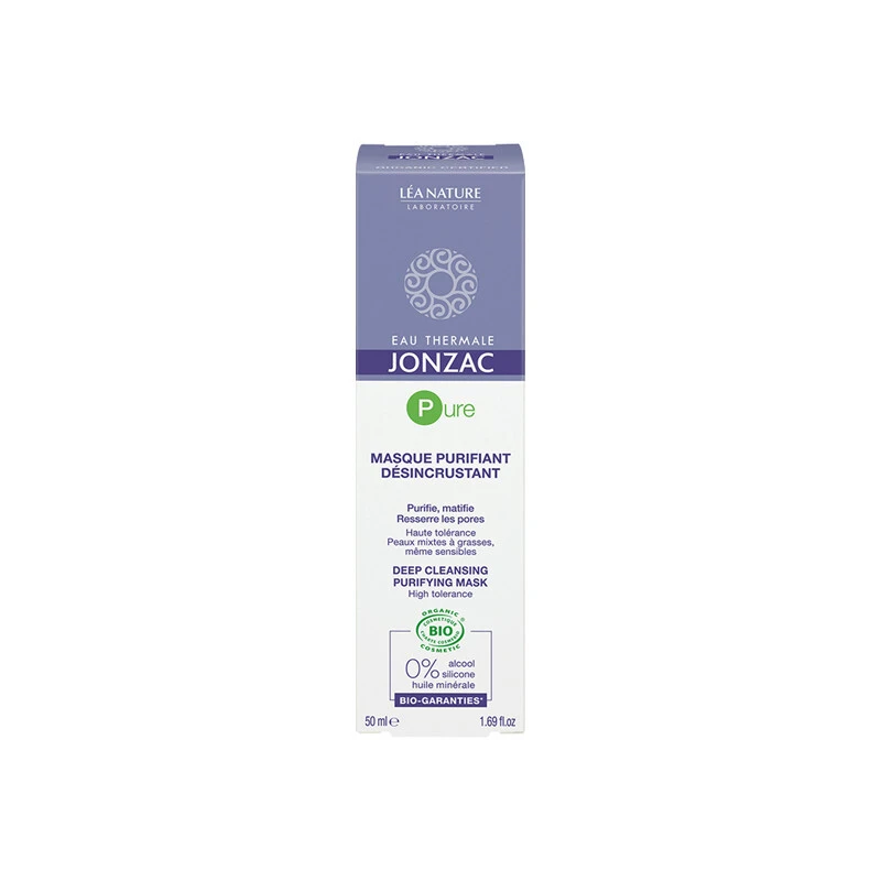 Eau De Jonzac Pure Masque Purifiant Désincrustant Bio 50ml 3 Eau De Jonzac Pure Masque Purifiant Désincrustant Bio 50ml
