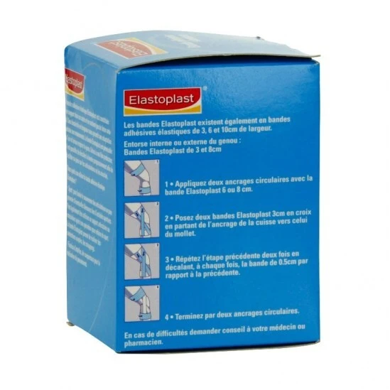 Elastoplast Bande Adhésive élastique 8cm X 2.5m 4 Elastoplast Bande Adhésive élastique 8cm X 2.5m – Image 2