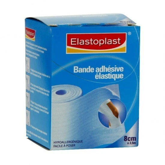 Elastoplast Bande Adhésive élastique 8cm X 2.5m 5 Elastoplast Bande Adhésive élastique 8cm X 2.5m – Image 3