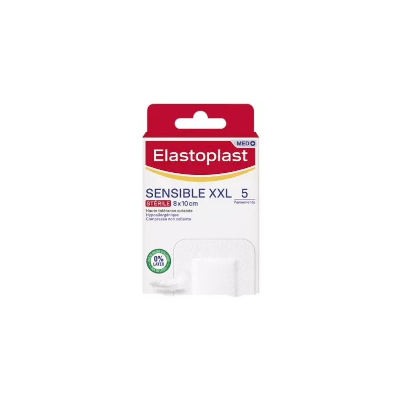 Elastoplast Pansement Sensible XXL Stérile 5 Pansements 3 Elastoplast Pansement Sensible XXL Stérile 5 Pansements