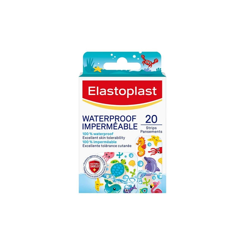Elastoplast Pansements Waterproof Enfants Imperméable 20 Pansements 3 Elastoplast Pansements Waterproof Enfants Imperméable 20 Pansements