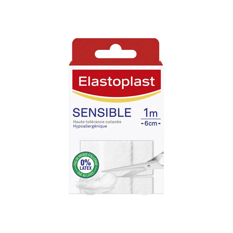 Elastoplast Sensible Hypoallergénique 1m X 6cm 3 Elastoplast Sensible Hypoallergénique 1m X 6cm