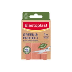Elastoplat Green & Protect Pansement 10 Bandes à Découper 10x6cm