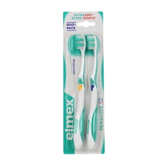 Elmex Brosse à Dents Sensitive Pack Duo 3 Elmex Brosse à Dents Sensitive Pack Duo