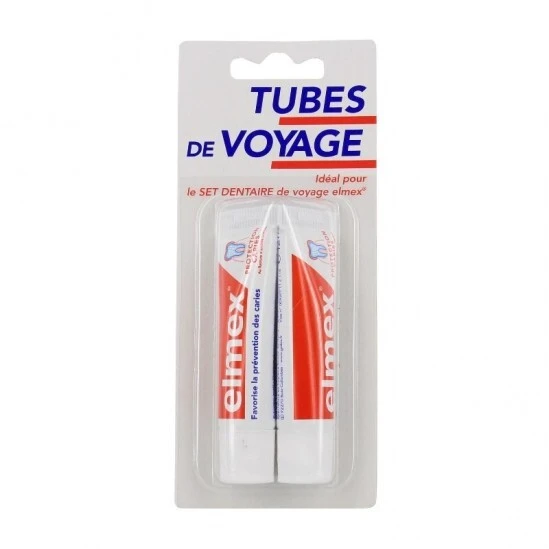 Elmex Dentifrice Protection Caries Tubes De Voyage 2x12ml 3 Elmex Dentifrice Protection Caries Tubes De Voyage 2x12ml