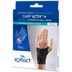 Epitact Carp'activ Orthèse Poignet Souple D'activité Droite Taille S