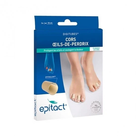Epitact Digitubes Cors Oeils-de-perdrix Taille S X3 3 Epitact Digitubes Cors Oeils-de-perdrix Taille S X3
