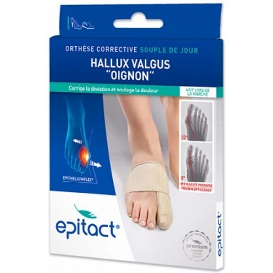 Epitact Orthèse Corrective Jour Hallux Valgus Oignon Taille M X1 3 Epitact Orthèse Corrective Jour Hallux Valgus Oignon Taille M X1