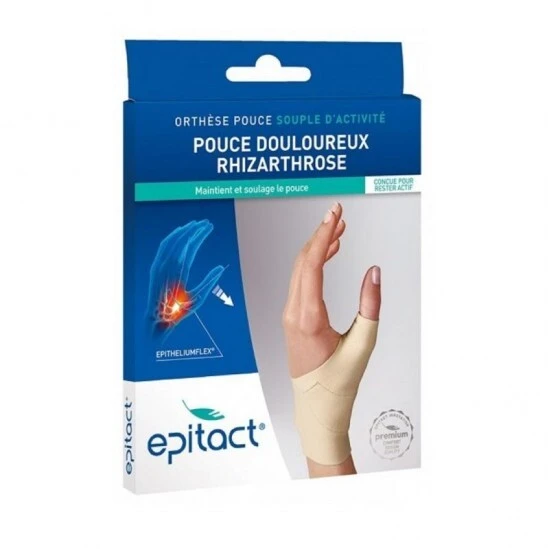 Epitact Orthèse Pouce Souple D'activité Rhizarthrose Gauche Taille L 3 Epitact Orthèse Pouce Souple D'activité Rhizarthrose Gauche Taille L
