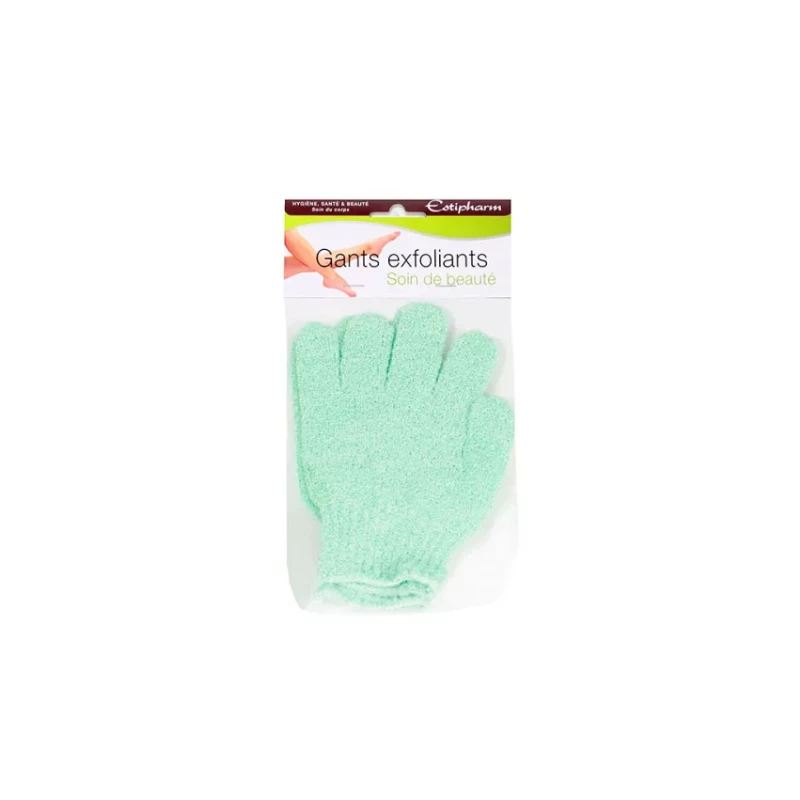 ESTIPHARM 2 Gants Exfoliants 100% Polyamide Blanc Rose Vert Violet Bleu 3 ESTIPHARM 2 Gants Exfoliants 100% Polyamide Blanc Rose Vert Violet Bleu