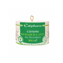 Estipharm Cotons Démaquillants Réutilisables Bio X7