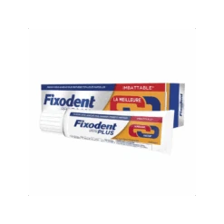 Fixodent Pro Plus Crème Adhésive Pour Prothèses Totales & Partielles Mordant Imbattable 40g