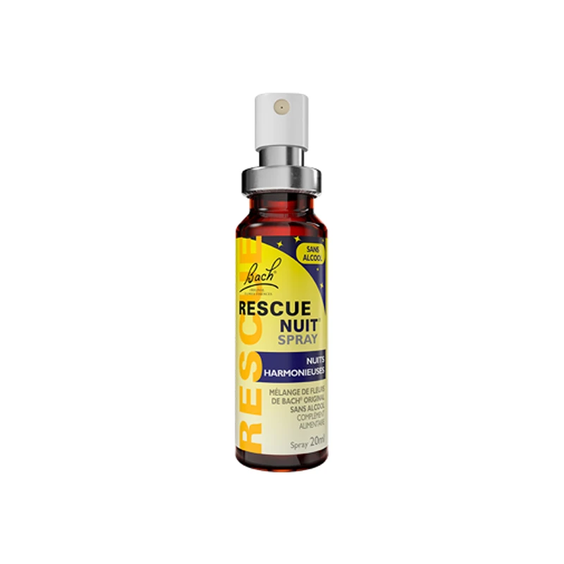 Fleurs De Bach Rescue Nuit Spray Sans Alcool 20ml 3 Fleurs De Bach Rescue Nuit Spray Sans Alcool 20ml
