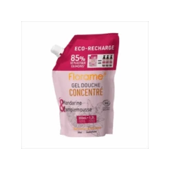 Florame Gel Douche Concentré Mandarine Et Pamplemousse Éco-Recharge Bio 300 Ml